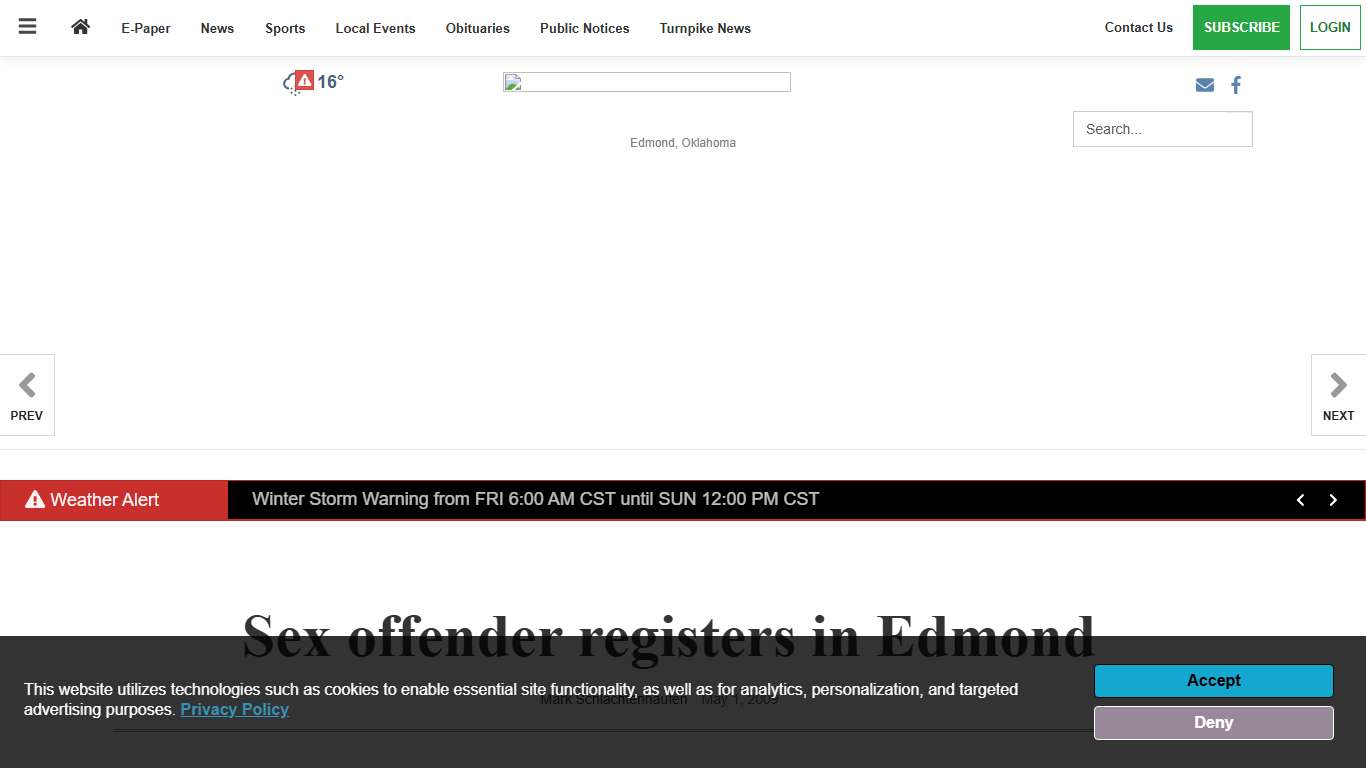 Sex offender registers in Edmond Edmond normantranscript.com
